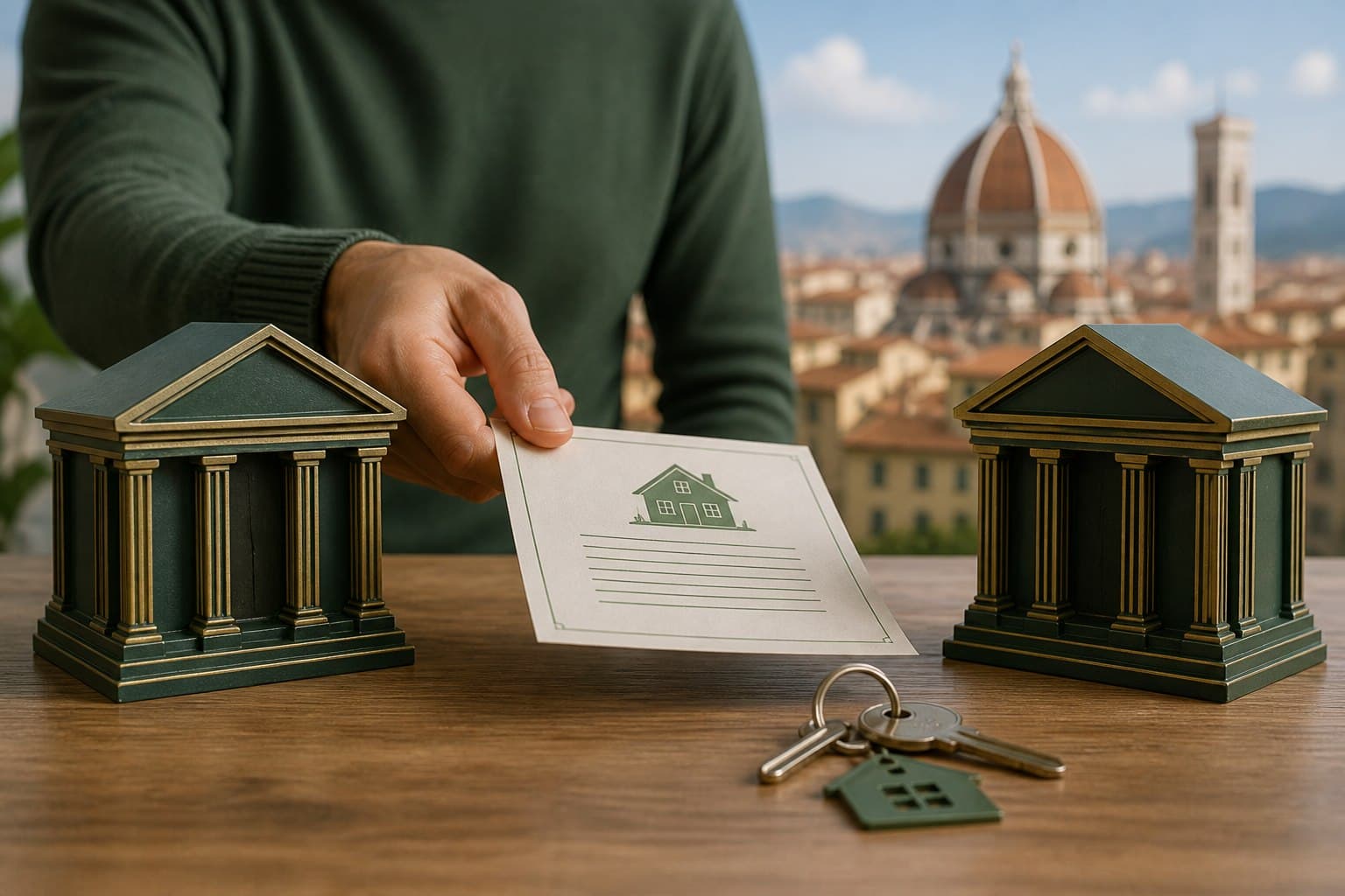 Mutuo trasferito tra due banche con chiavi di casa