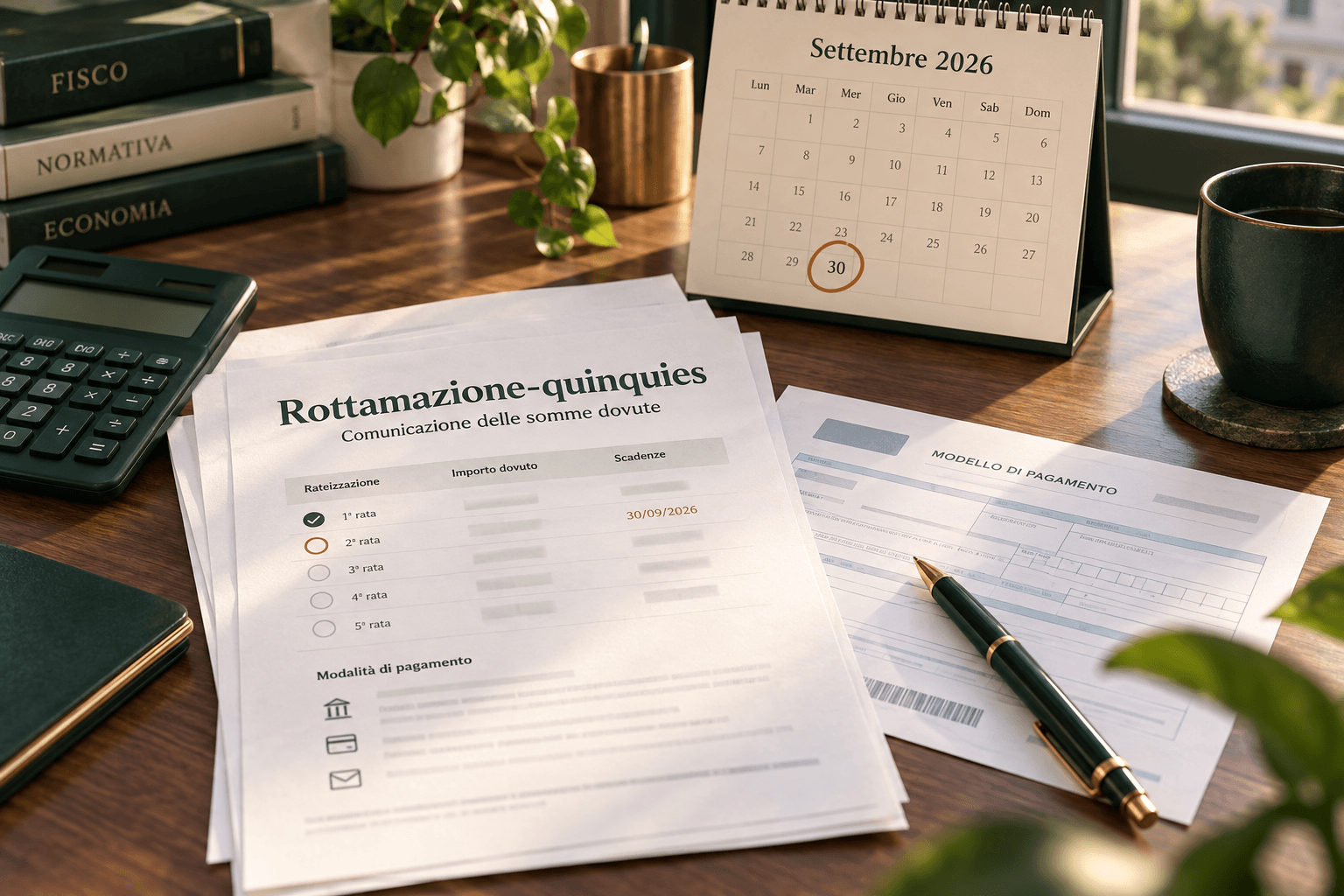 Calendario del 30 settembre 2026, calcolatrice e documenti della Rottamazione-quinquies
