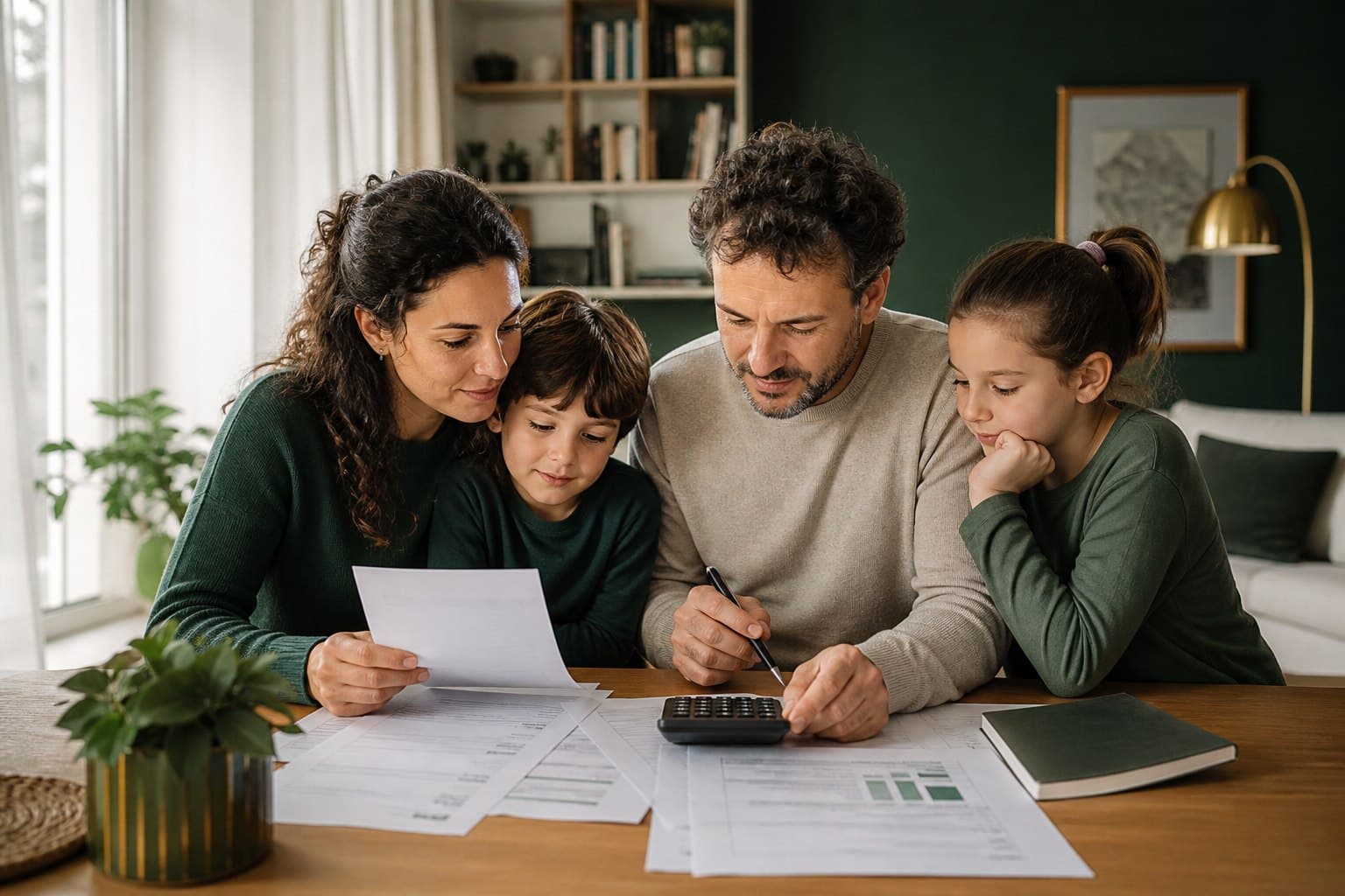 Famiglia che organizza il budget e le agevolazioni 2026